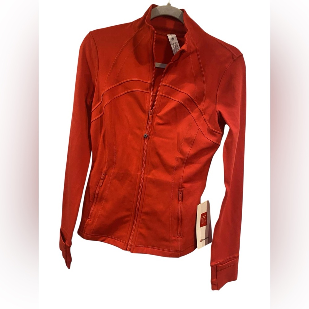 NWT Lululemon define jacket luon TRUE RED Size 6 - Picture 2 of 5